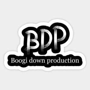 Boogi Down Productin Sticker